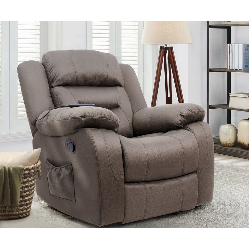 Latitude Run® Amiena Manual Wall Hugger Recliner with Massage & Reviews